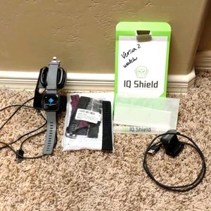 Fitbit Versa 2 with accessories